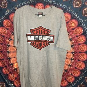 XL Grey Harley Davidson Tee
